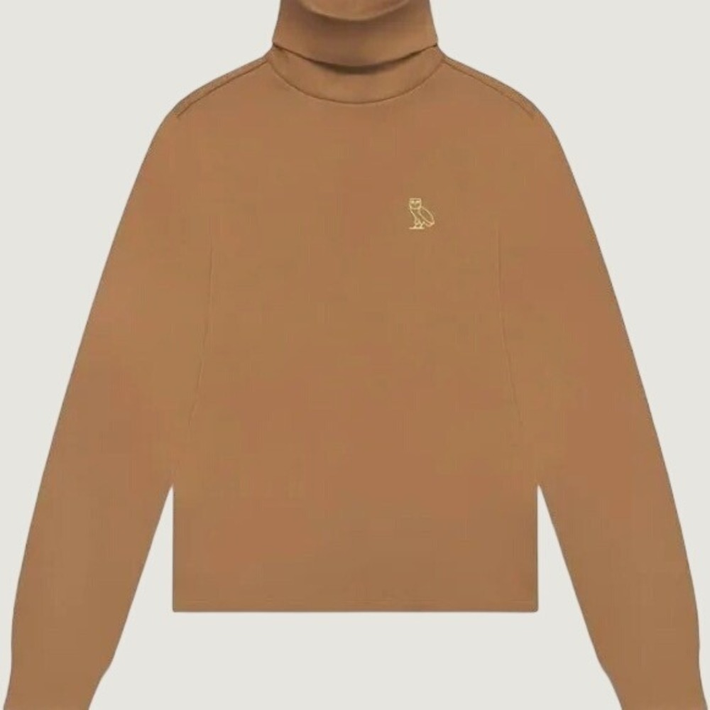 OVO October's Very‎ Own Turtleneck Brown Small